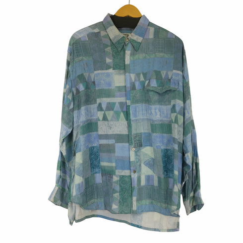 ウオモコア UOMO CORE 総柄 L/S シャツ メンズ EUR:50