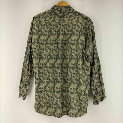ジャンニヴァレンティノ GIANNI VALENTINO 総柄 L/Sシャツ メンズ LL