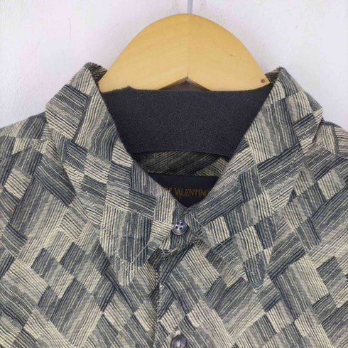 ジャンニヴァレンティノ GIANNI VALENTINO 総柄 L/Sシャツ メンズ LL