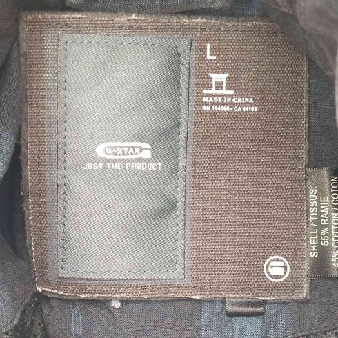 ジースターロー G-STAR RAW チェックミリタリーブルゾン メンズ import:L