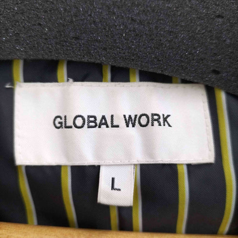 グローバルワーク GLOBAL WORK 裏地ストライプ トレンチコート 玉虫色 レディース JPN:L