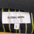 グローバルワーク GLOBAL WORK 裏地ストライプ トレンチコート 玉虫色 レディース JPN:L