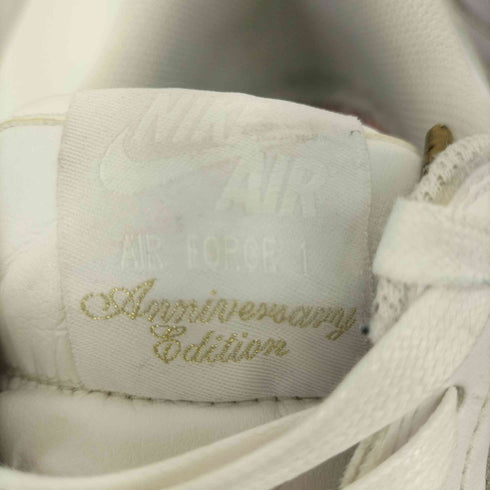 ナイキ NIKE AIR FORCE 1 LOW RETRO WHITE/WHITE-WHITE-METALLIC GOLD メンズ JPN:28