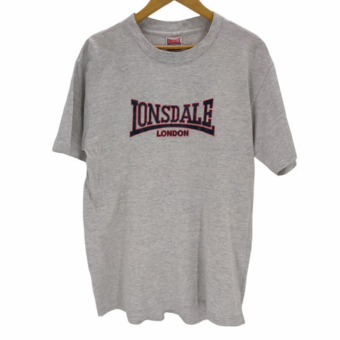 ロンズデール LONSDALE フロッキープリントクルーネック メンズ JPN:L