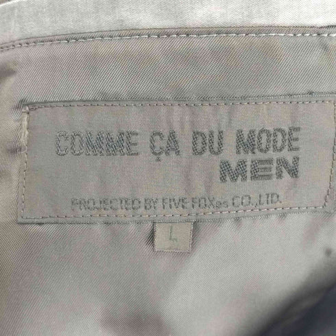 コムサデモードメン COMME CA DU MODE MEN 袖ジップ 光沢ジャケット メンズ JPN:L