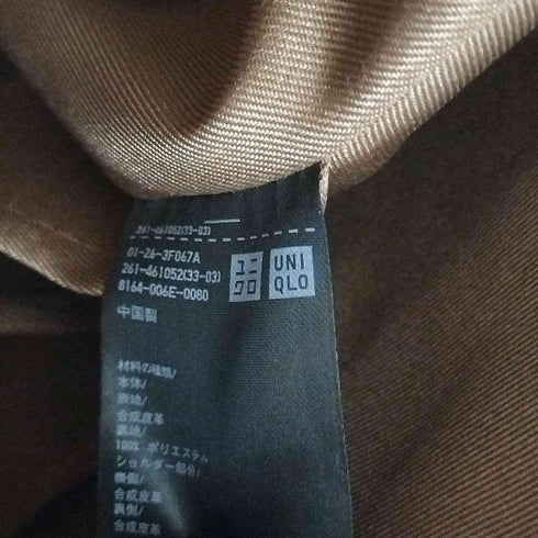 ユニクロ UNIQLO レザータッチワンハンドルバッグ レディース