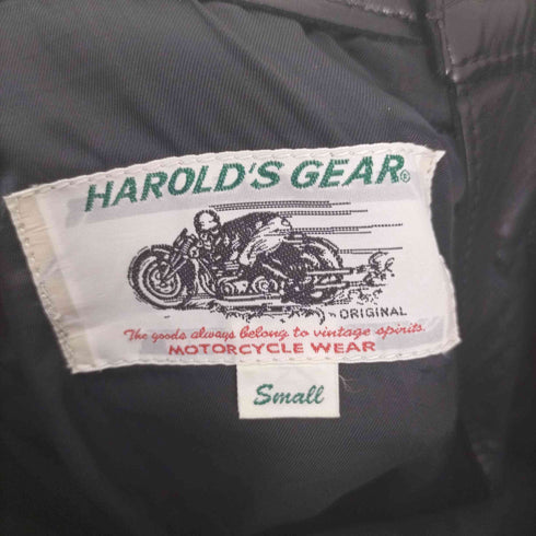 ハロルズギア HAROLD`S GEAR 5ポケット リベット ホースレザー パンツ メンズ S