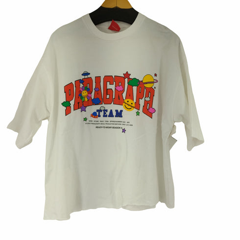 パラグラフ PARAGRAPH 両面プリント S/S Tシャツ レディース