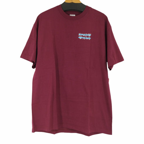 ノーウェーブ KNOW WAVE フロントロゴプリント S/S Tシャツ メンズ import:XL