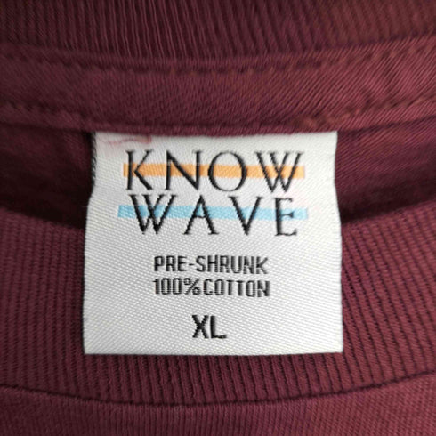 ノーウェーブ KNOW WAVE フロントロゴプリント S/S Tシャツ メンズ import:XL