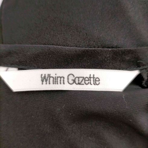 ウィムガゼット Whim Gazette サテン袖バルーンブラウス レディース