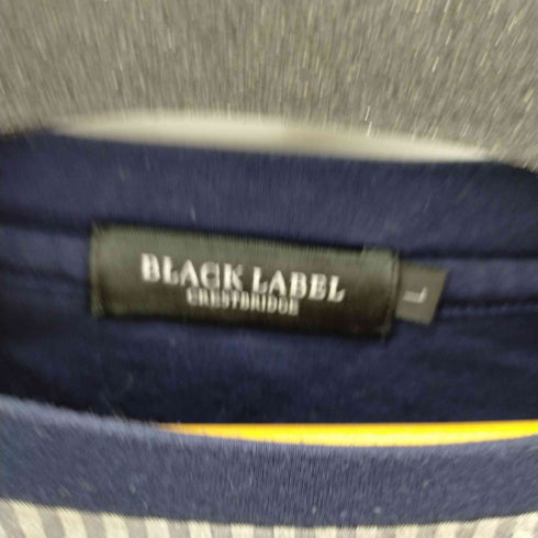 ブラックレーベルクレストブリッジ BLACK LABEL CRESTBRIDGE ノバチェッククルーネックS/Sカットソー シアサッカー メンズ JPN:L