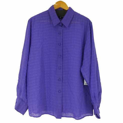 MADE IN USA レギュラーカラー L/S シャツ レディース