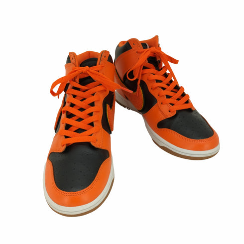 ナイキ NIKE Dunk High University Chenille Swoosh Black/Orange ダンク ハイ ユニバーシティ シェニールスウッシュ メンズ JPN:27