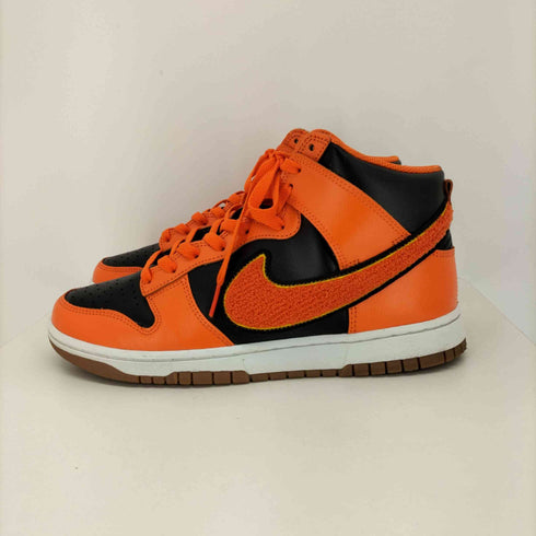 ナイキ NIKE Dunk High University Chenille Swoosh Black/Orange ダンク ハイ ユニバーシティ シェニールスウッシュ メンズ JPN:27