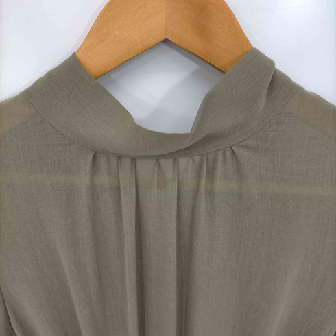 ユナイテッドアローズ UNITED ARROWS シフォン バックタイ プリーツ ワンピース レディース JPN:36