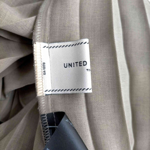 ユナイテッドアローズ UNITED ARROWS シフォン バックタイ プリーツ ワンピース レディース JPN:36