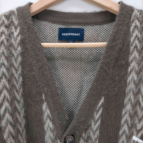ディセンダント DESCENDANT 21AW NURSE KNIT STRIPE CARDIGAN メンズ JPN:1
