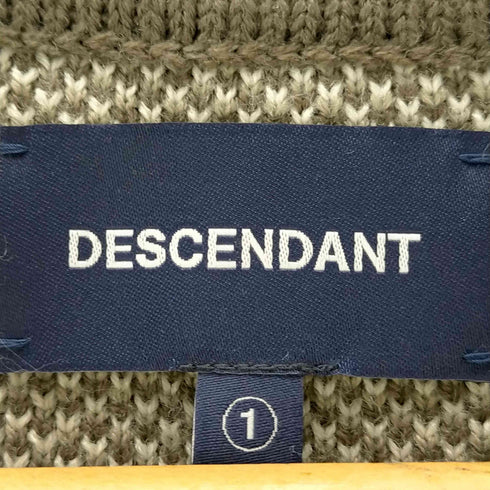ディセンダント DESCENDANT 21AW NURSE KNIT STRIPE CARDIGAN メンズ JPN:1