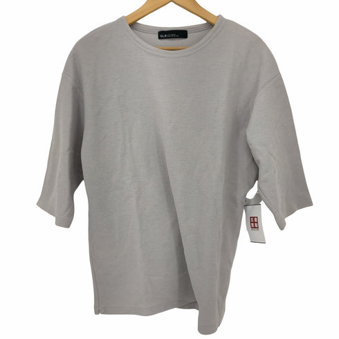 ユナイテッドアローズグリーンレーベルリラクシング UNITED ARROWS green label relaxing グリッティージャカードノーカラー5分袖Tシャツカットソー メンズ JPN:M