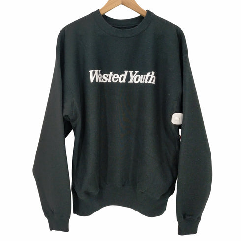 ウェイステッドユース WASTED YOUTH LOGO HEAVY WEIGHT SWEATSHIRT メンズ JPN:XL