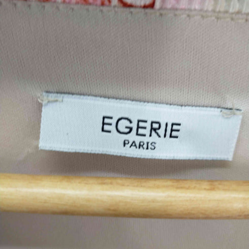 エジェリ egerie 花柄S/Sプリーツワンピース レディース