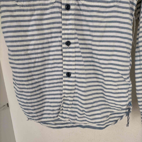 ヒステリックグラマー HYSTERIC GLAMOUR バック刺繍ボーダーL/S シャツ レディース JPN:S