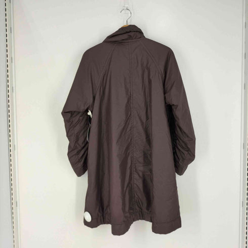 ミー イッセイミヤケ me ISSEY MIYAKE 染色加工 ギャザーデザイン Aライン ポリエステル 中綿コート レディース