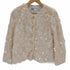 ザラ ZARA スパンコールノーカラージャケット レディース XS
