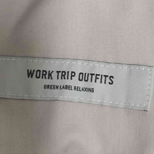 ワークトリップアウトフィッツグリーンレーベル リラクシング WORK TRIP OUTFITS GREEN LABEL RELAXING WTO C/M HT NP ウエストマジコンフォート スリムフィットパンツ メンズ JPN:L