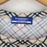 バーバリーブルーレーベル BURBERRY BLUE LABEL ノバチェック ロゴ刺繍 フリルノースリーブトップス レディース import:M