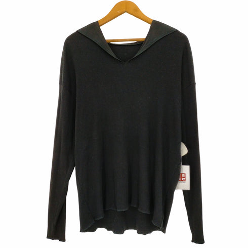 ロクビューティーアンドユースユナイテッドアローズ 6 BEAUTY & YOUTH UNITED ARROWS RIB×SILK SAILOR COLLAR PULLOVER セーラーカラープルオーバー レディース