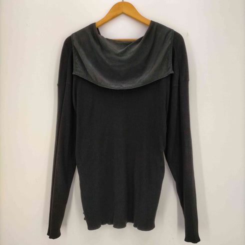 ロクビューティーアンドユースユナイテッドアローズ 6 BEAUTY & YOUTH UNITED ARROWS RIB×SILK SAILOR COLLAR PULLOVER セーラーカラープルオーバー レディース