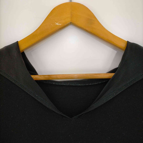 ロクビューティーアンドユースユナイテッドアローズ 6 BEAUTY & YOUTH UNITED ARROWS RIB×SILK SAILOR COLLAR PULLOVER セーラーカラープルオーバー レディース