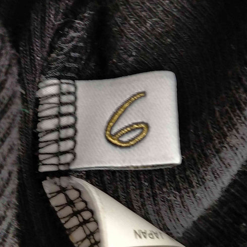 ロクビューティーアンドユースユナイテッドアローズ 6 BEAUTY & YOUTH UNITED ARROWS RIB×SILK SAILOR COLLAR PULLOVER セーラーカラープルオーバー レディース