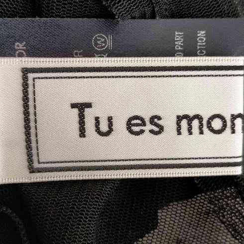 トゥ エ モン トレゾア Tu es mon TRESOR La conscience フォトプリント シースルーカットソー レディース 38