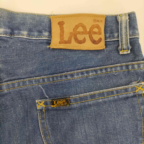 リー Lee 70~80s USA製 200-0141 YKKZIP ユニオンチケット ストレートデニムパンツ ウエストシングルステッチ メンズ 29×36