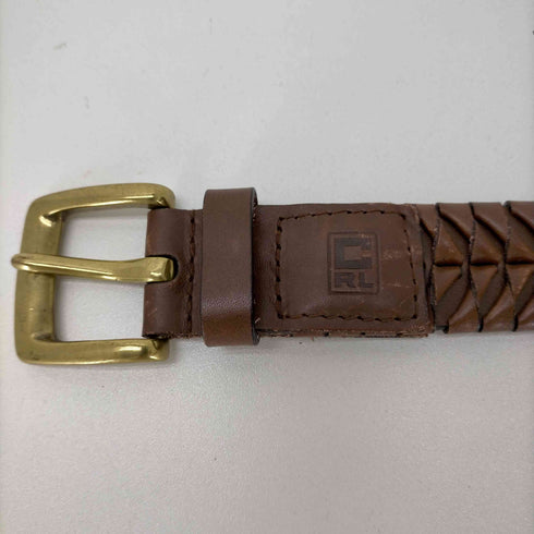チャップスラルフローレン CHAPS RALPH LAUREN 編み込み レザーベルト メンズ