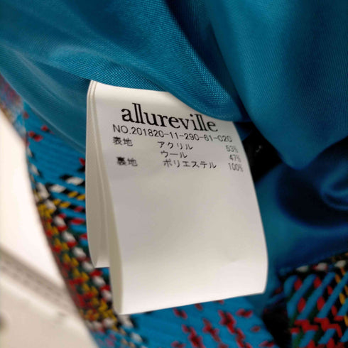 アルアバイル allureville ツイードチェックスカート レディース 2