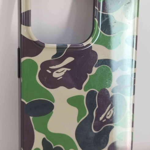アベイシングエイプ A BATHING APE ABC CAMO IPHONE 14 PRO MAX CASE スマホケース メンズ