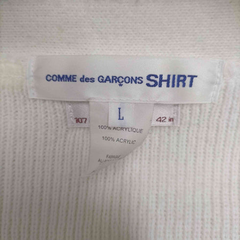 コムデギャルソンシャツ COMME des GARCONS SHIRT 19SS Charles Knit V neck cardigan. Gauge 7 メンズ JPN:L