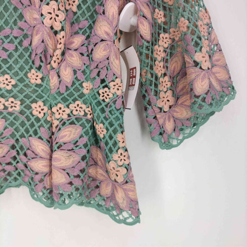 リリーブラウン Lily Brown お花レーストップス レディース FREE
