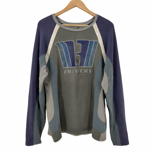 バートン BURTON OLD SNOWBOARDS LOUNGE Y2Kデザイン 長袖Tシャツ メンズ import:M