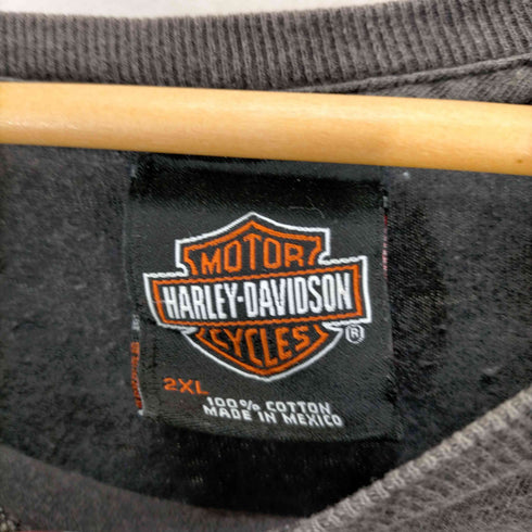 ハーレーダヴィットソン HARLEY DAVIDSON USA製 ©2012 両面プリント 半袖Tシャツ メンズ 2XL