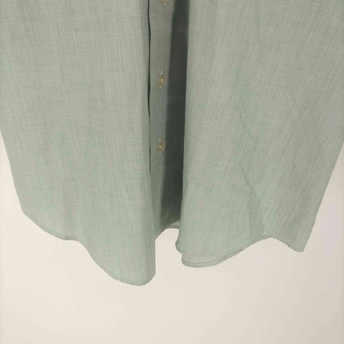 ヴァンヒューゼン VAN HEUSEN US ARMY GREEN DRESS S/S SHIRT メンズ