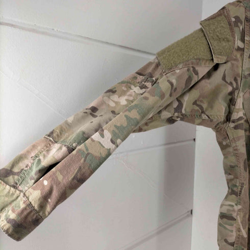 ユーエスアーミー US ARMY 00S 米軍 マルチカムカモ ジャケット リップストップ アーミー コンバット ユニフォーム メンズ L-S