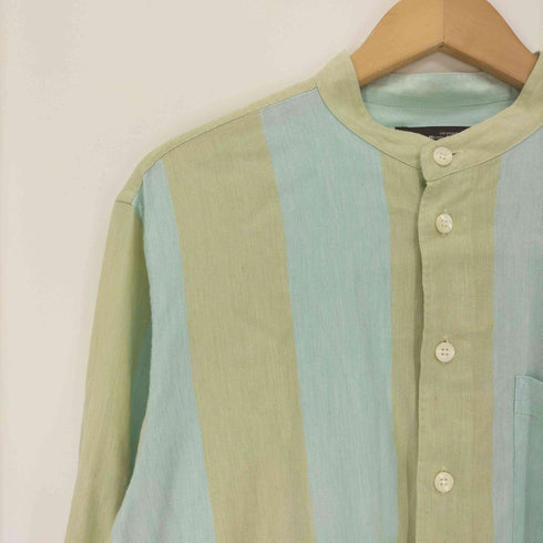 アンリリュシャピュイ Henri-Luc Chapuis スタンドカラー L/S シャツ メンズ import:M