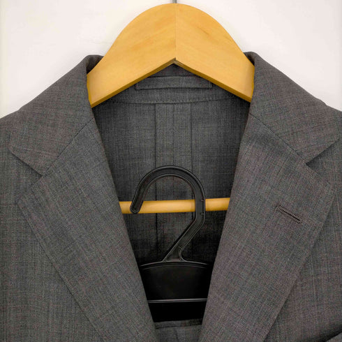 ラルディー二 LARDINI Easy Wear パッカブル ストレッチ 3B ウールテーラードジャケット セットアップ メンズ 46 7REG