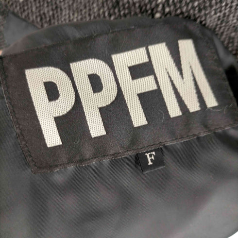 ピーピーエフエム PPFM ウールデザインコート メンズ FREE