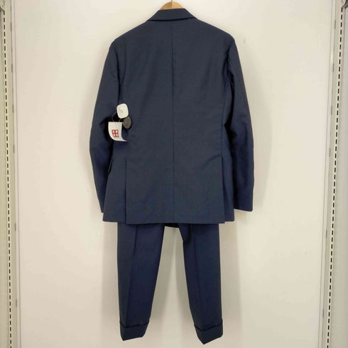 ラルディー二 LARDINI ウール ダブルブレストテーラードジャケット セットアップ メンズ 46 REG